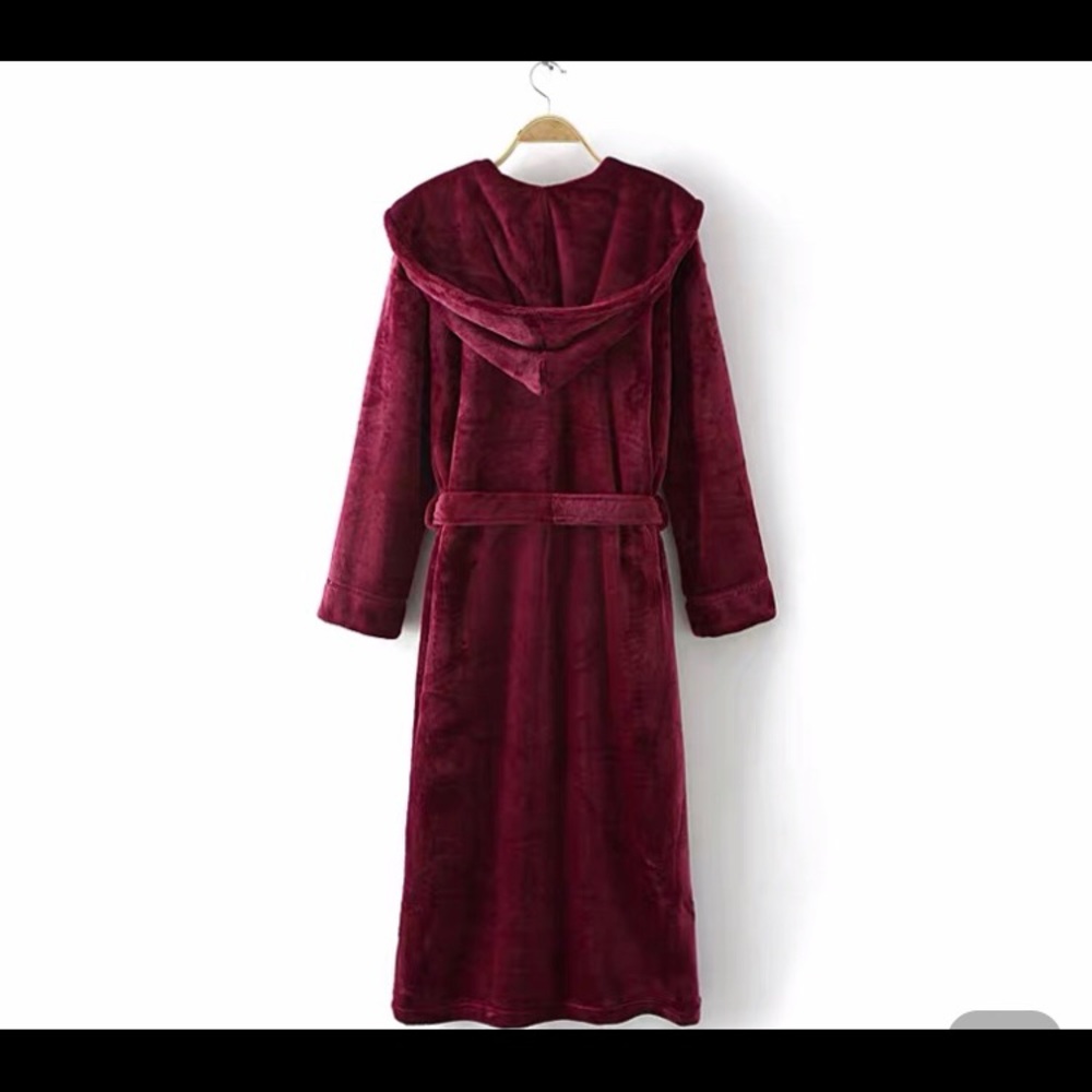 Super plush bathing robe (Navy blue)